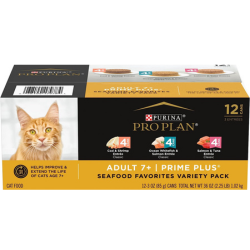 Purina Pro Plan Grain Free Senior Wet Cat Food.